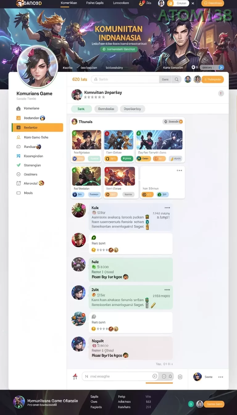 Cuplikan layar FATCAI99 — menu navigasi