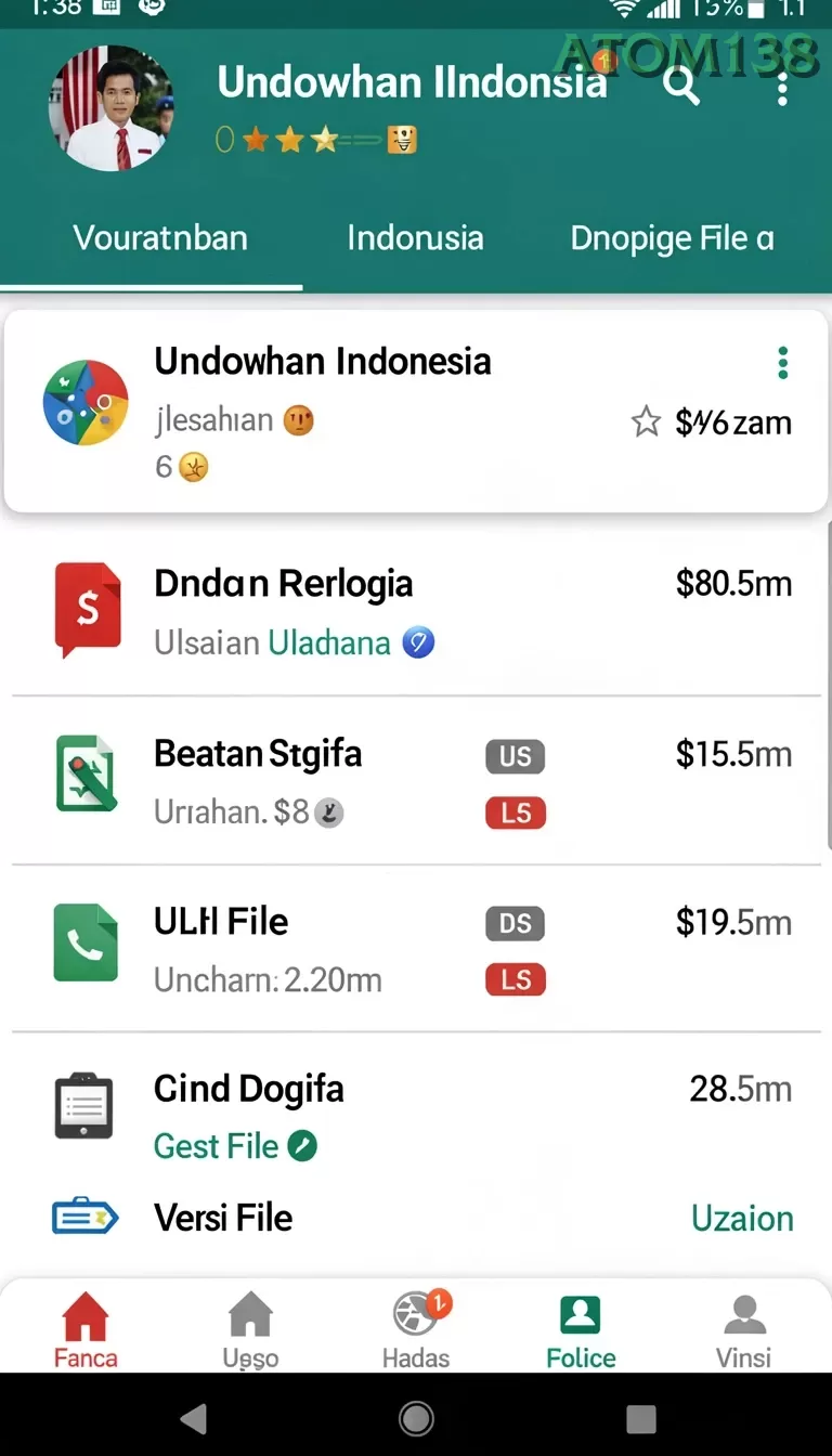 Cuplikan layar KOITOTO — pengaturan akun