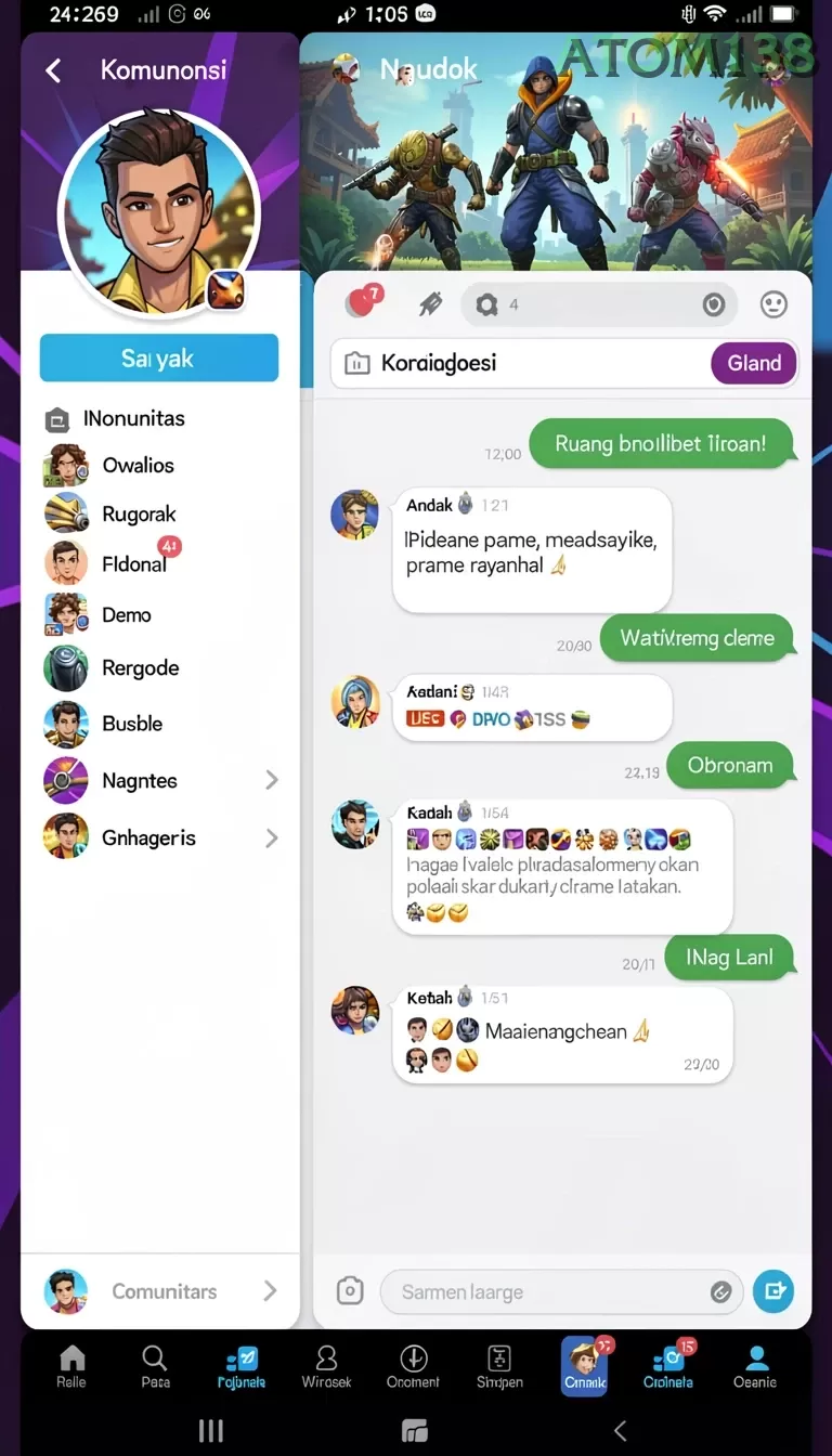 Cuplikan layar PUTARMEGA — pengaturan akun